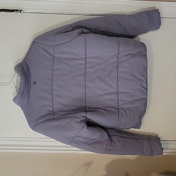 EUC Calia by Carrie Underwood Grey  Quilted Crop Jacket Size S - Picture 3 of 4